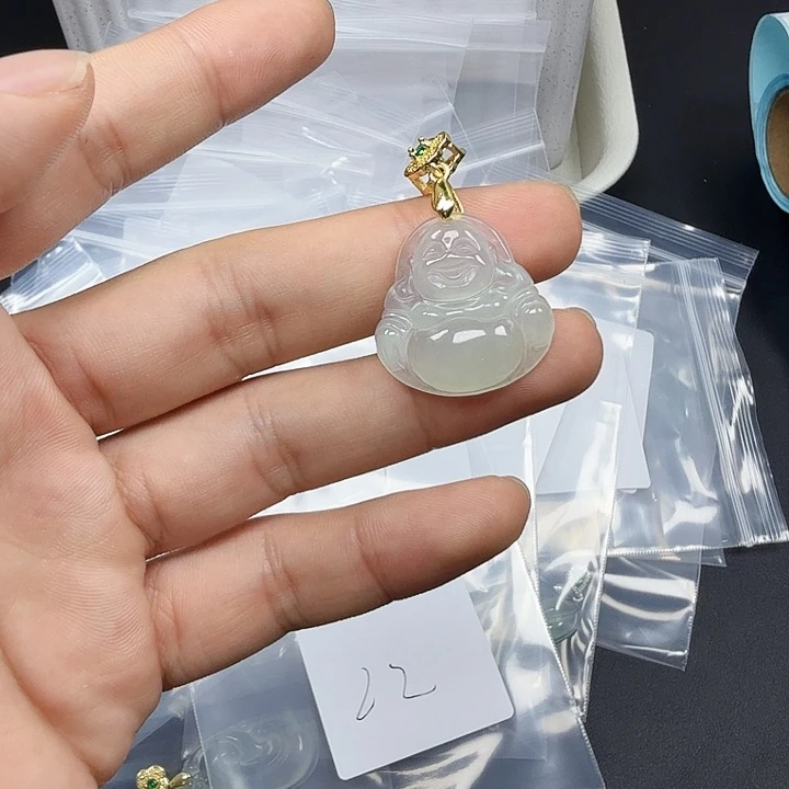 颈饰未镶嵌翡翠吊坠23