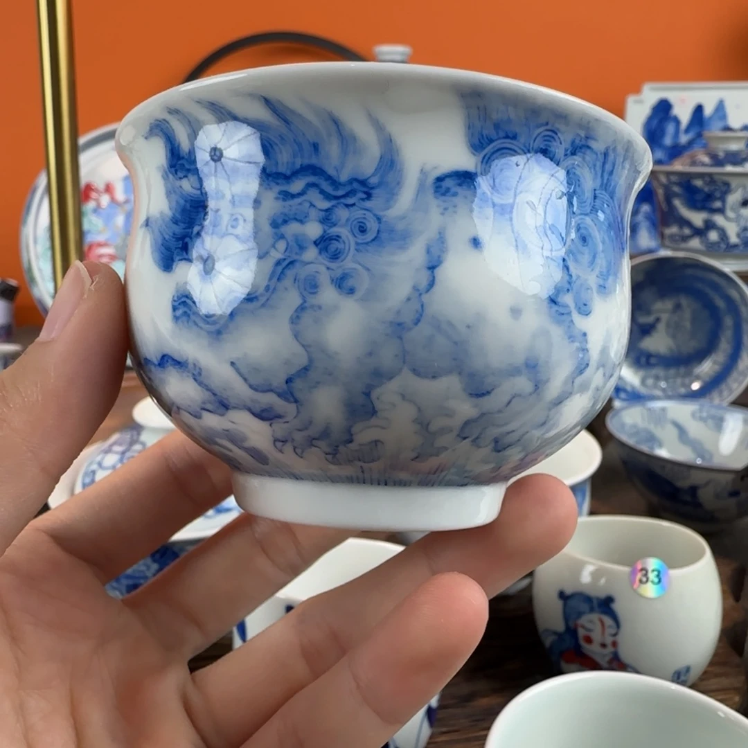 瓷片景德镇手绘青花瓷器267