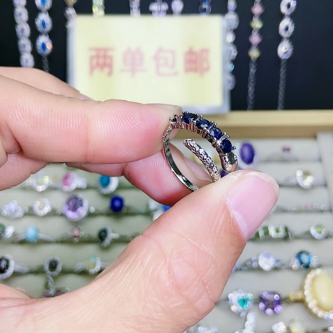 【闪购商品】戒指蓝宝石未镶嵌