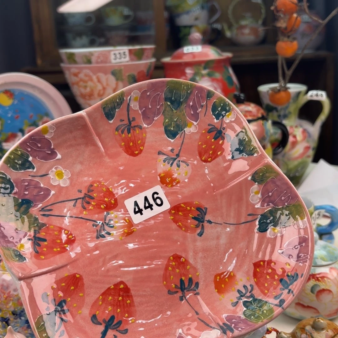 景德镇手绘高温釉下彩陶瓷茶具