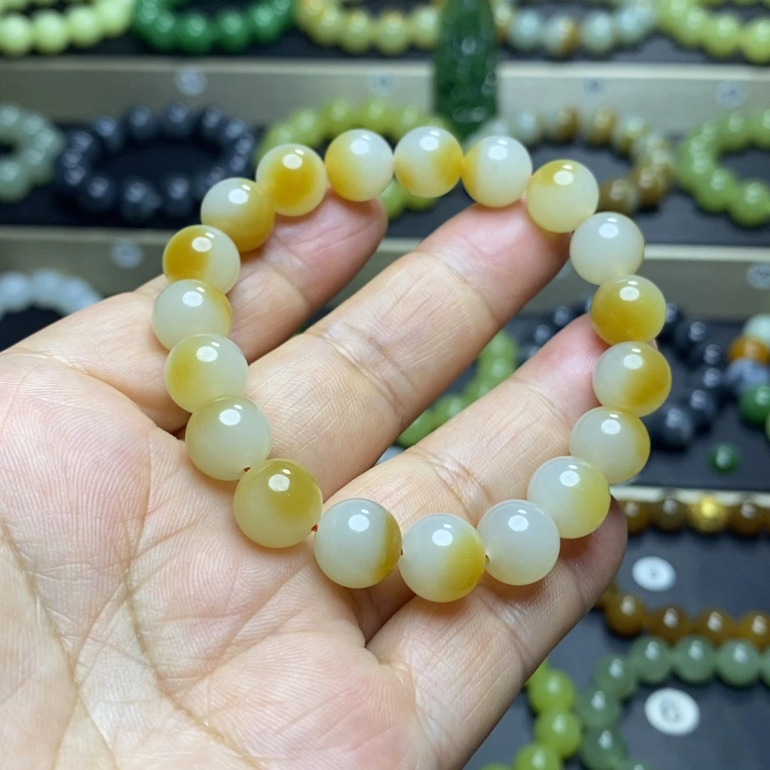 和田玉未镶嵌手串