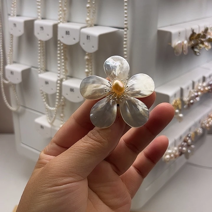 未镶嵌发饰淡水珍珠