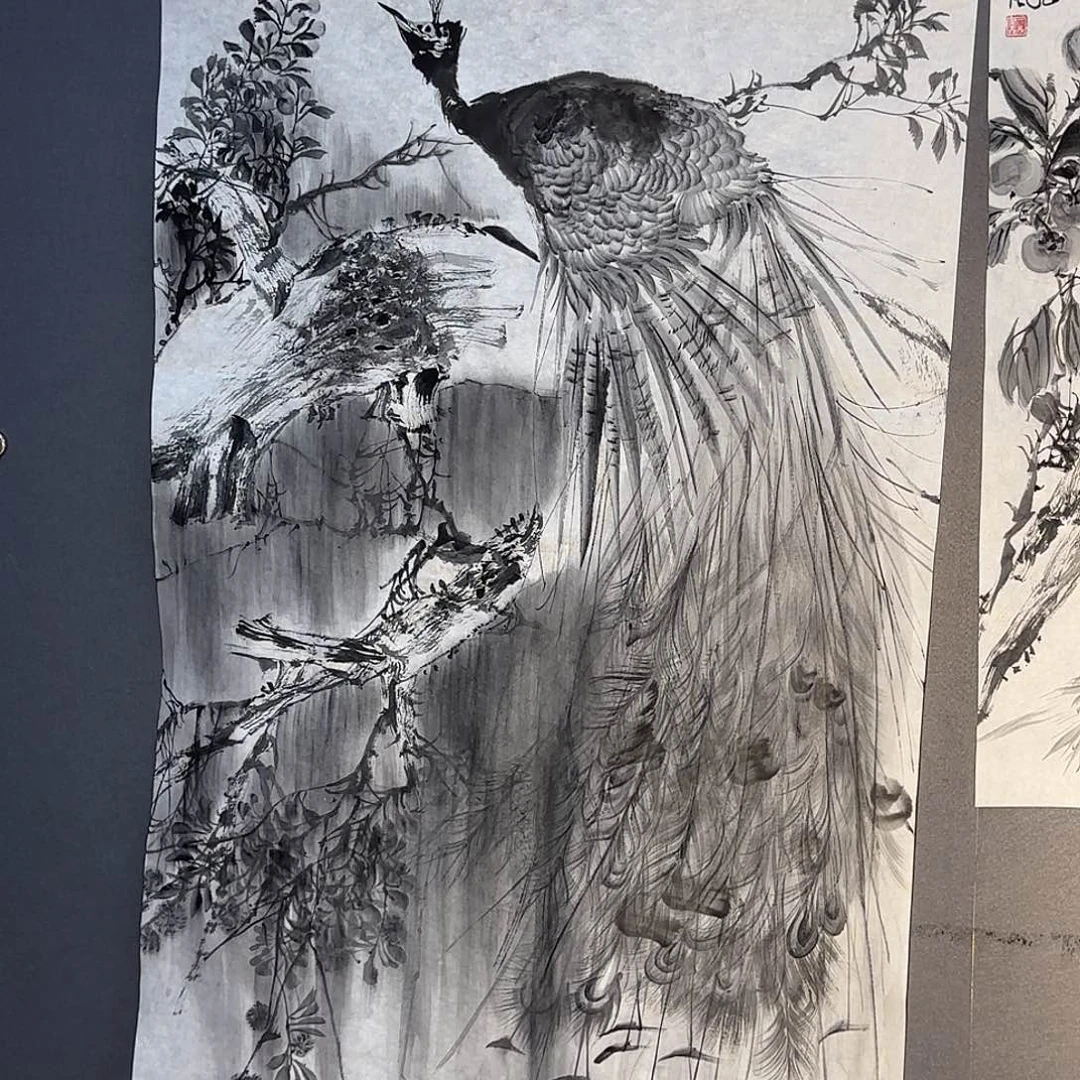咕***咚国画老师精品作品欣赏