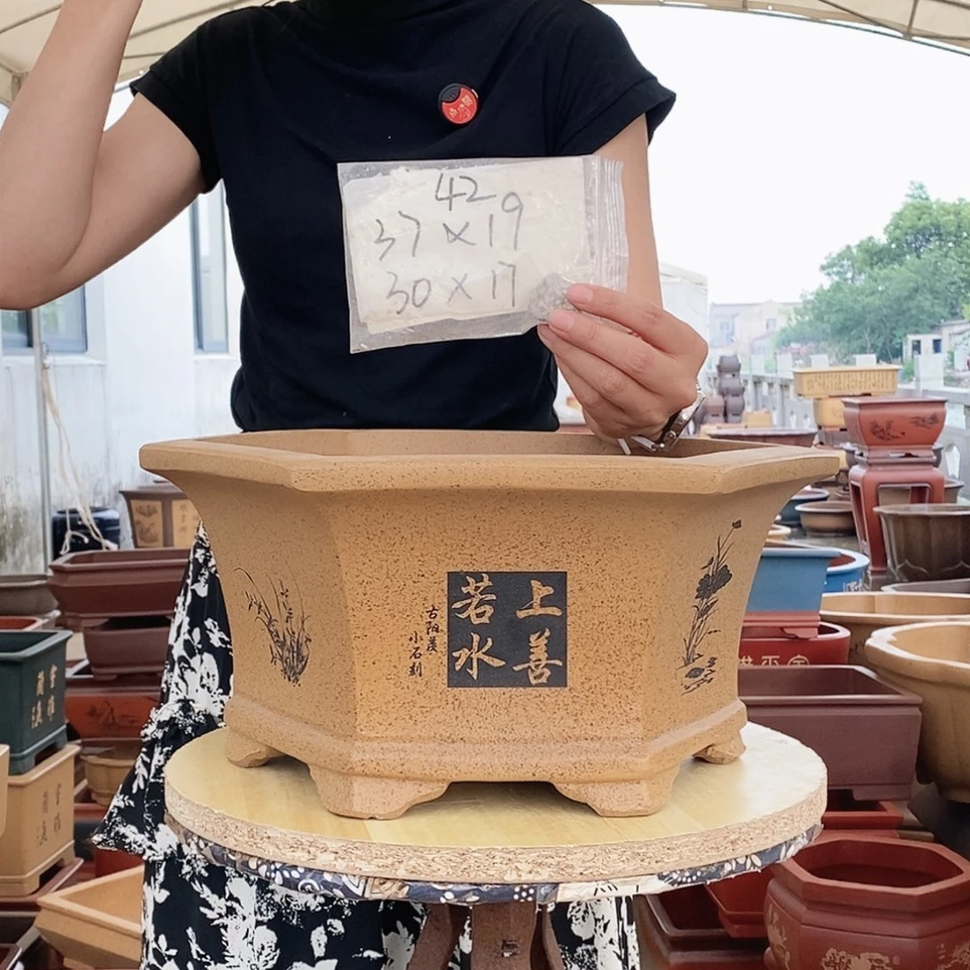 紫砂花盆紫砂花盆