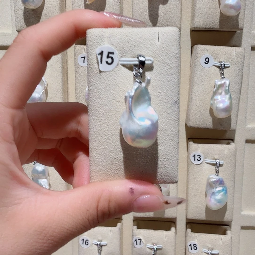 颈饰合金淡水珍珠