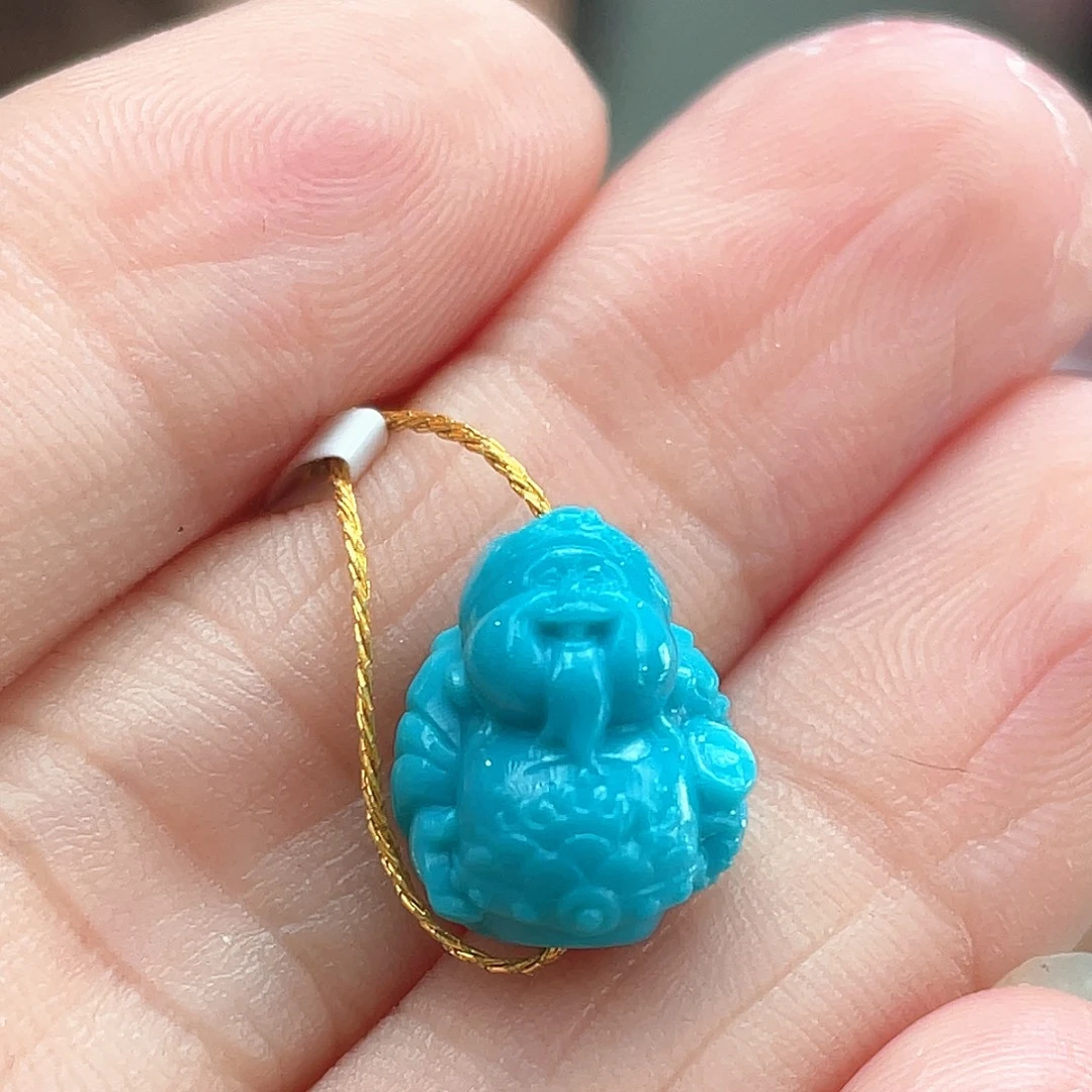 绿松石未镶嵌颈饰