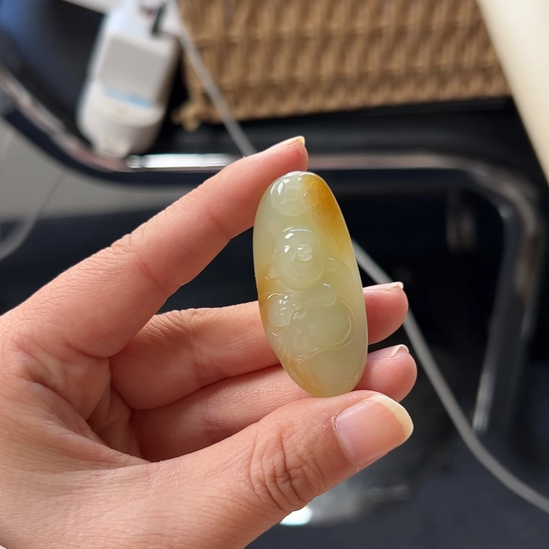 和田玉未镶嵌吊坠(不含链)