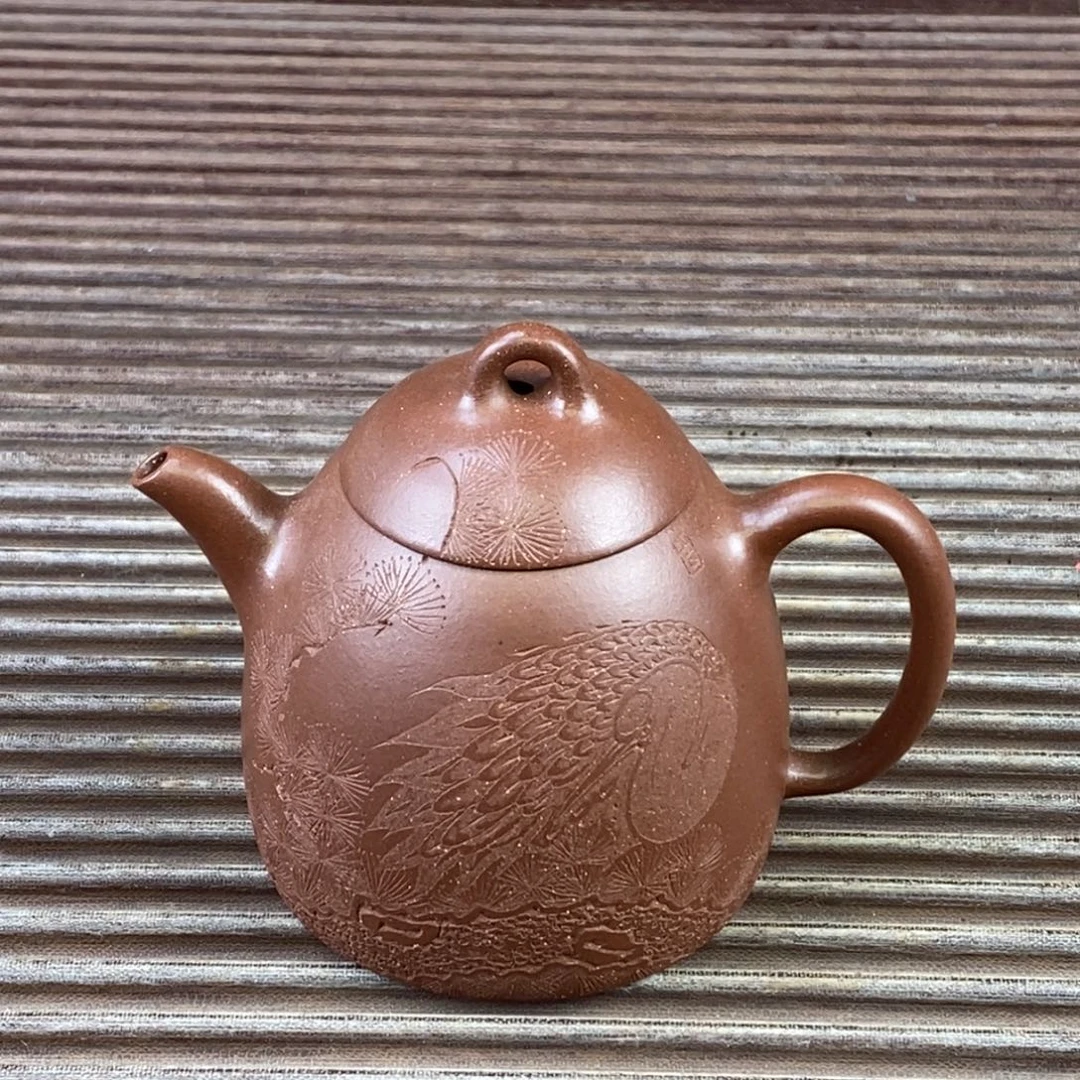 紫砂茶壶白1 秦权