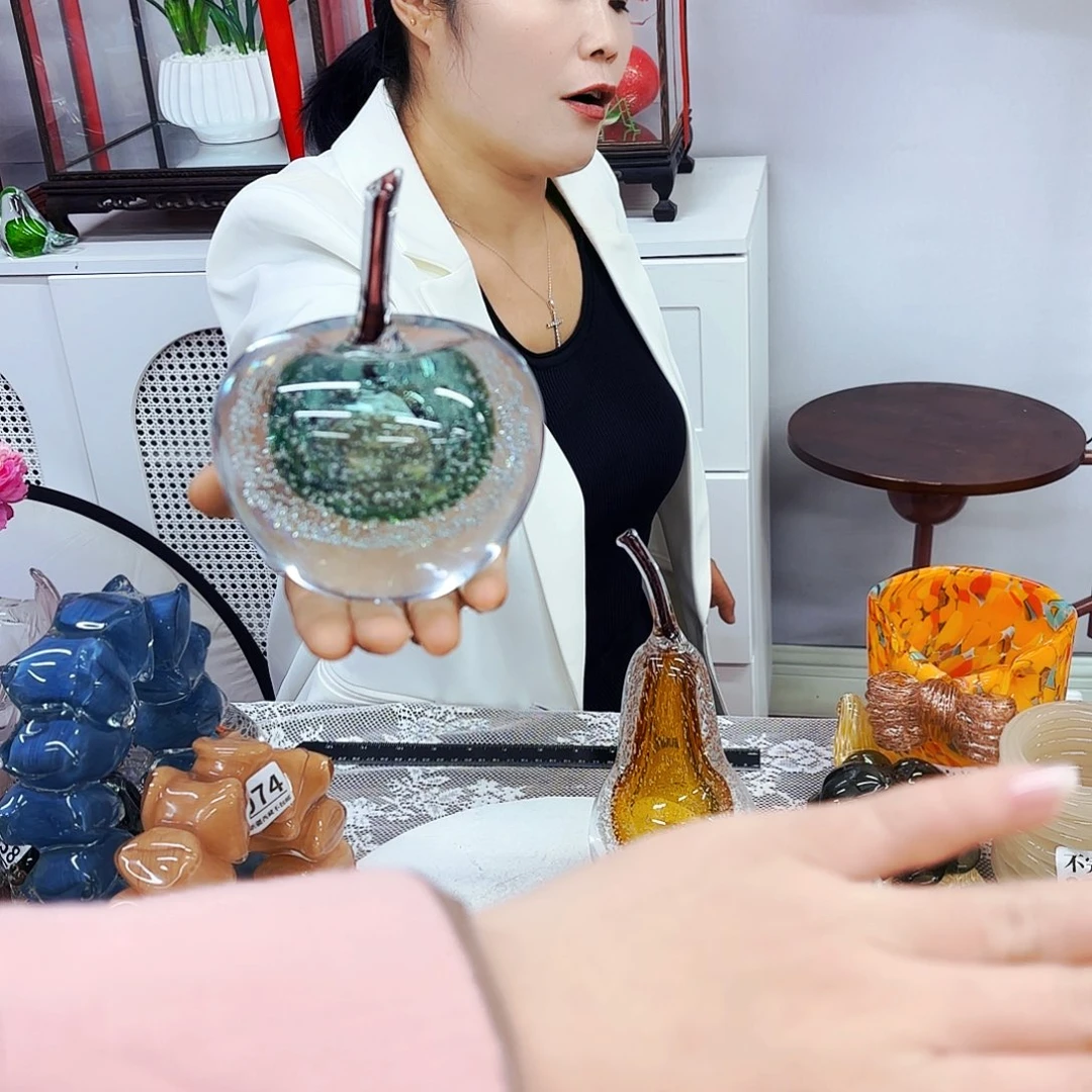 苹果安妮家居琉璃摆件