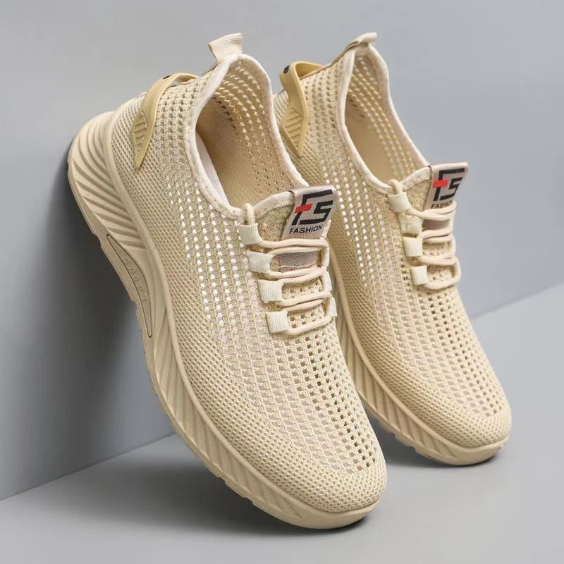 鞋子男2025夏季网鞋老北京布鞋男款单鞋网面透气休闲轻便运动鞋Z