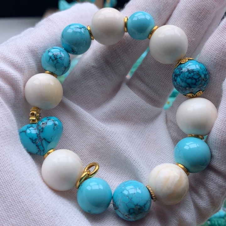 绿松石18K金镶嵌单品