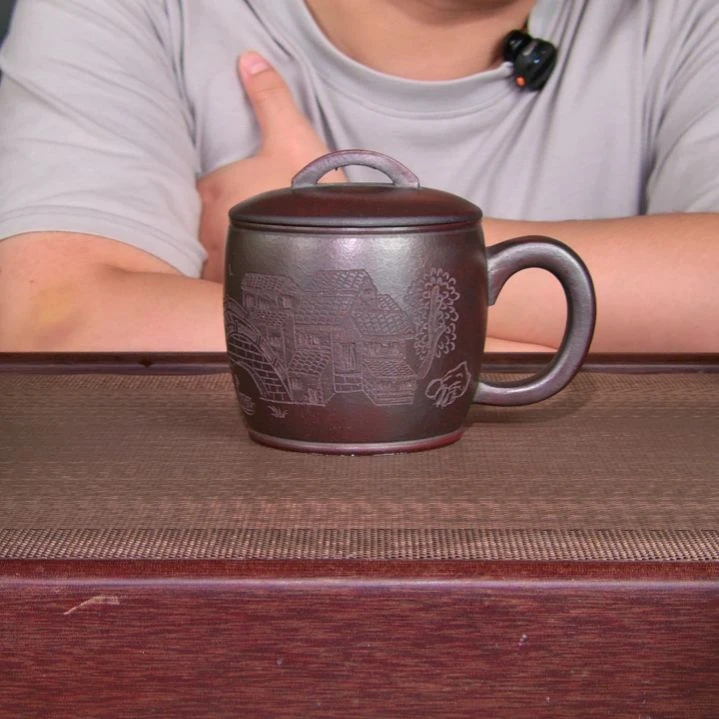 茶杯紫砂高货放漏