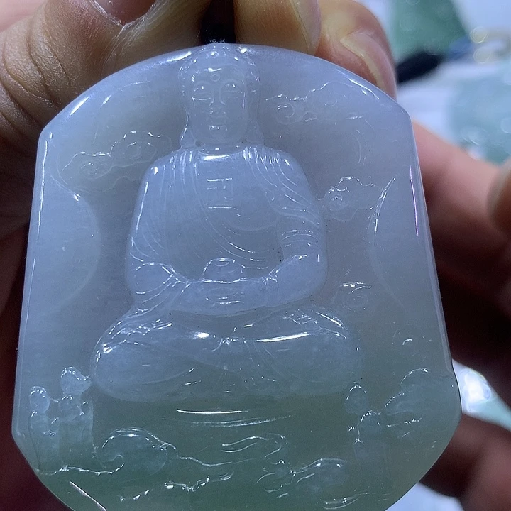 翡翠未镶嵌颈饰天然翡翠A货吊坠