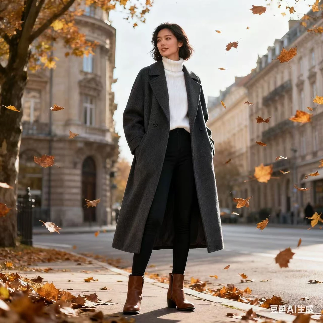 F1341-F1350【诗尔服饰】秋冬厚外套 颗粒绒棉服 大衣西装通勤款