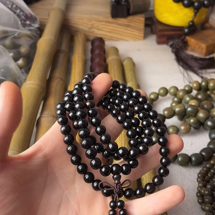 香榧木紫光檀木手串