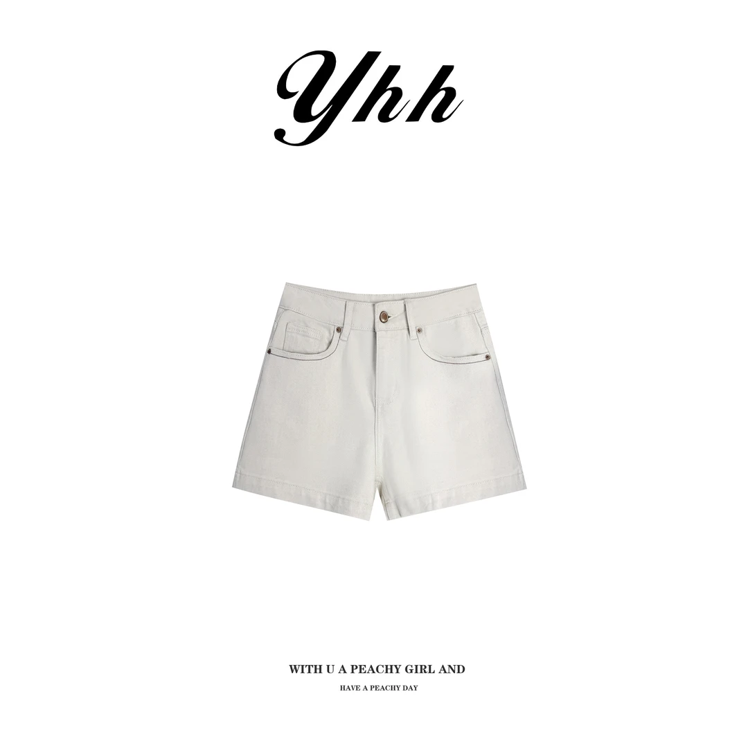 【余欢欢】夏季时尚韩系百搭牛仔短裤-YHK50162