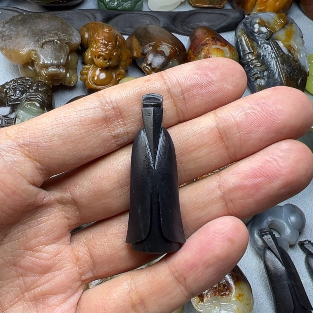 ？***？和田玉未镶嵌挂件