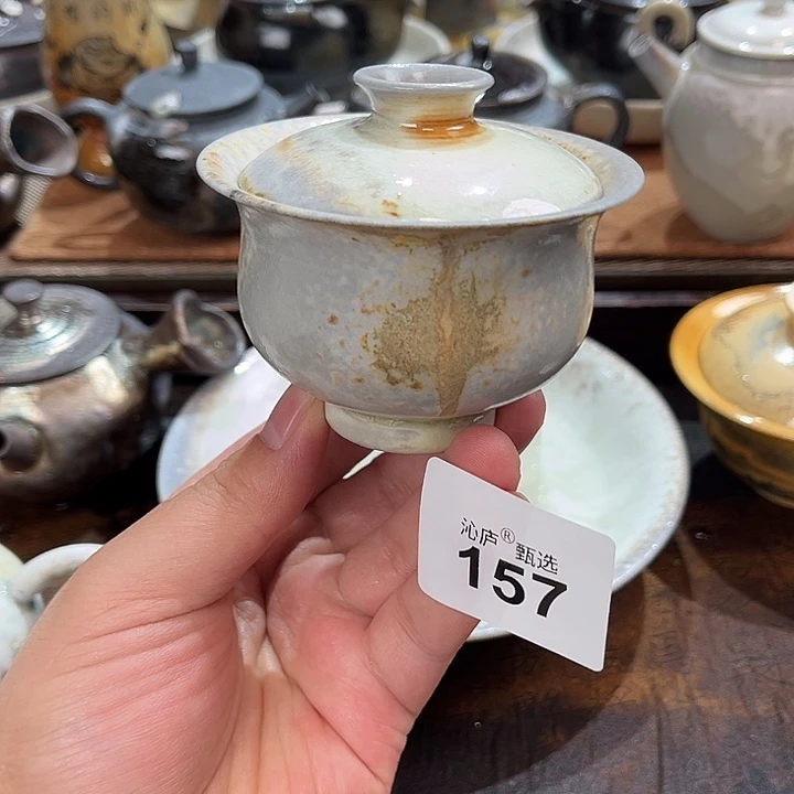 沁庐柴窑古法柴烧全手工茶具