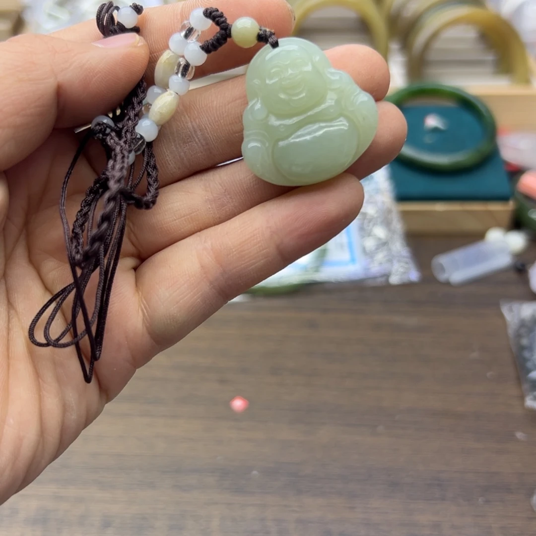 和田玉未镶嵌颈饰018