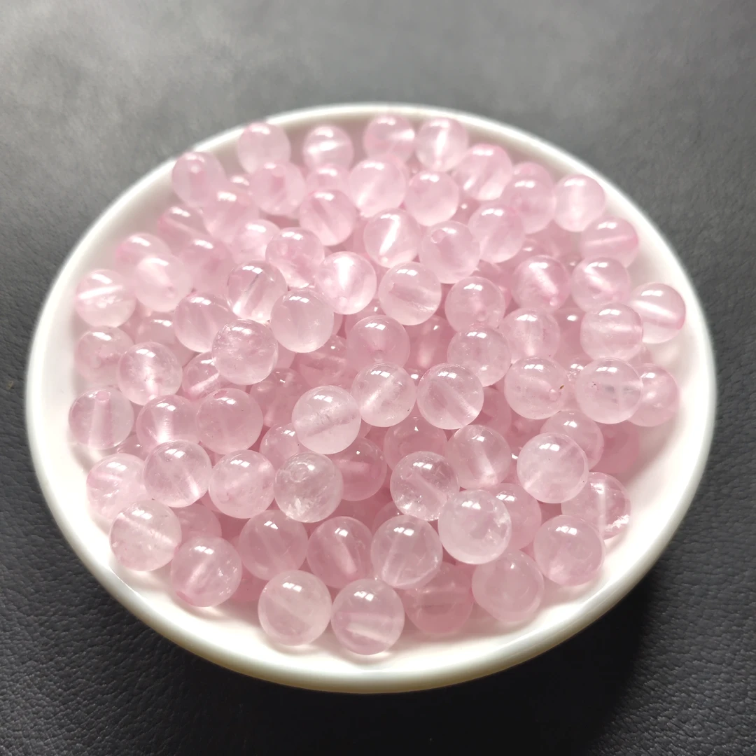 散珠w934粉水晶6mm*40颗