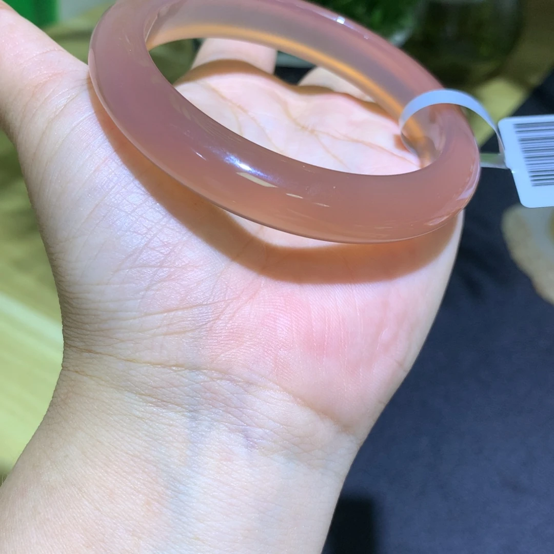 玛瑙/玉髓未镶嵌手镯干枯玫瑰