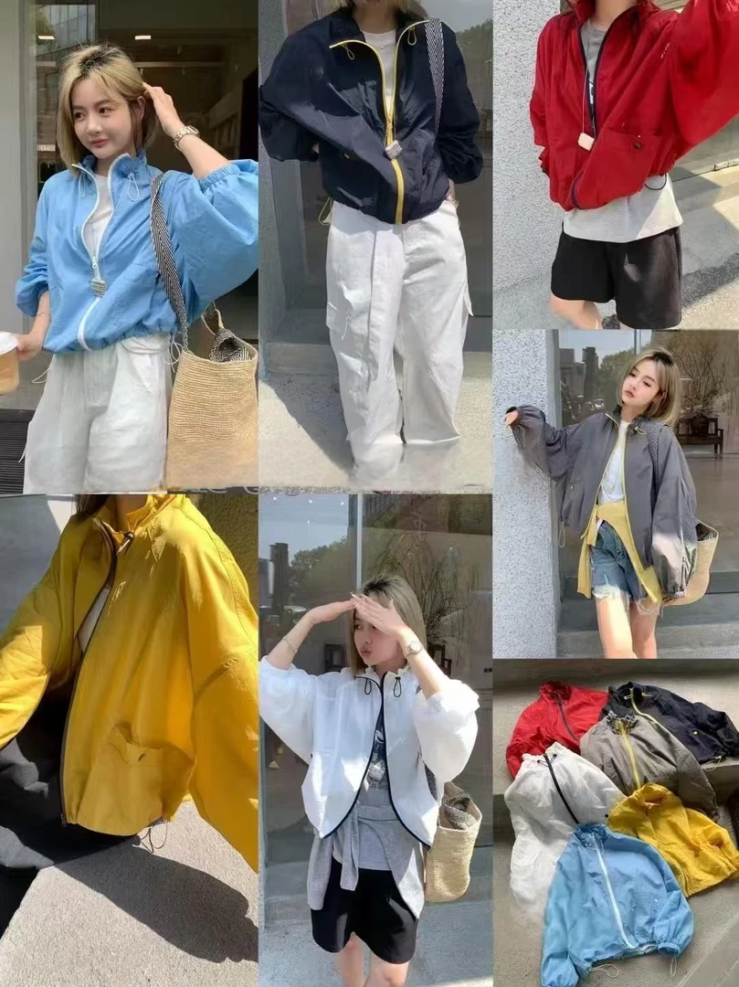 25185 女士时尚出游百搭防晒衣 F229