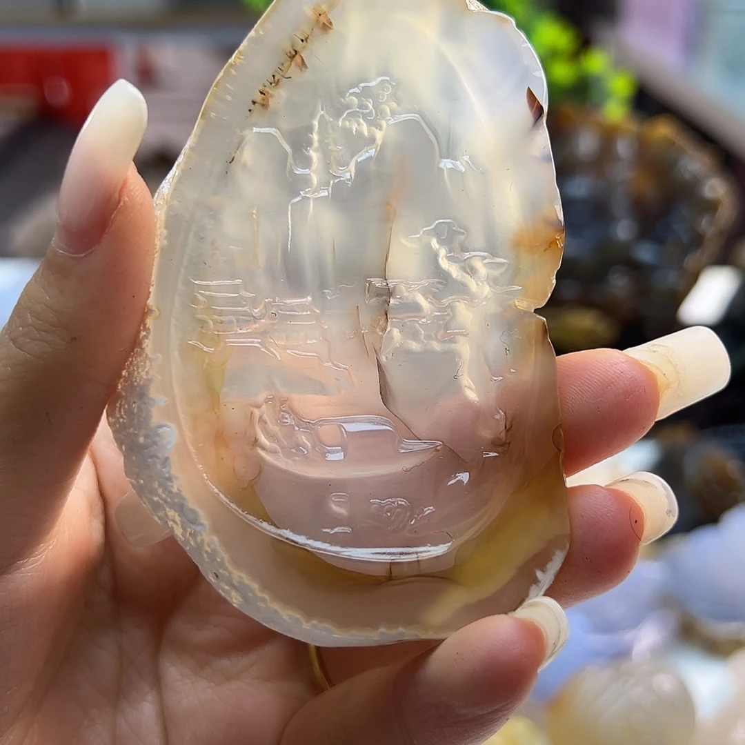 玛瑙/玉髓未镶嵌吊坠(不含链)