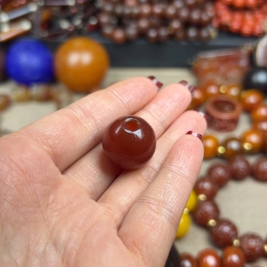 玛瑙/玉髓颈饰未镶嵌老*珑