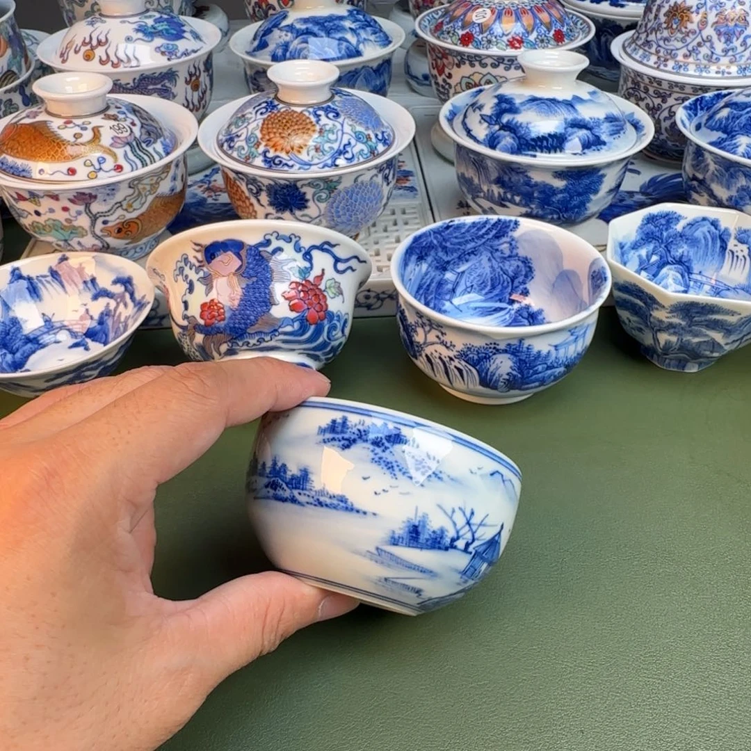 纯手工纯手绘茶具45