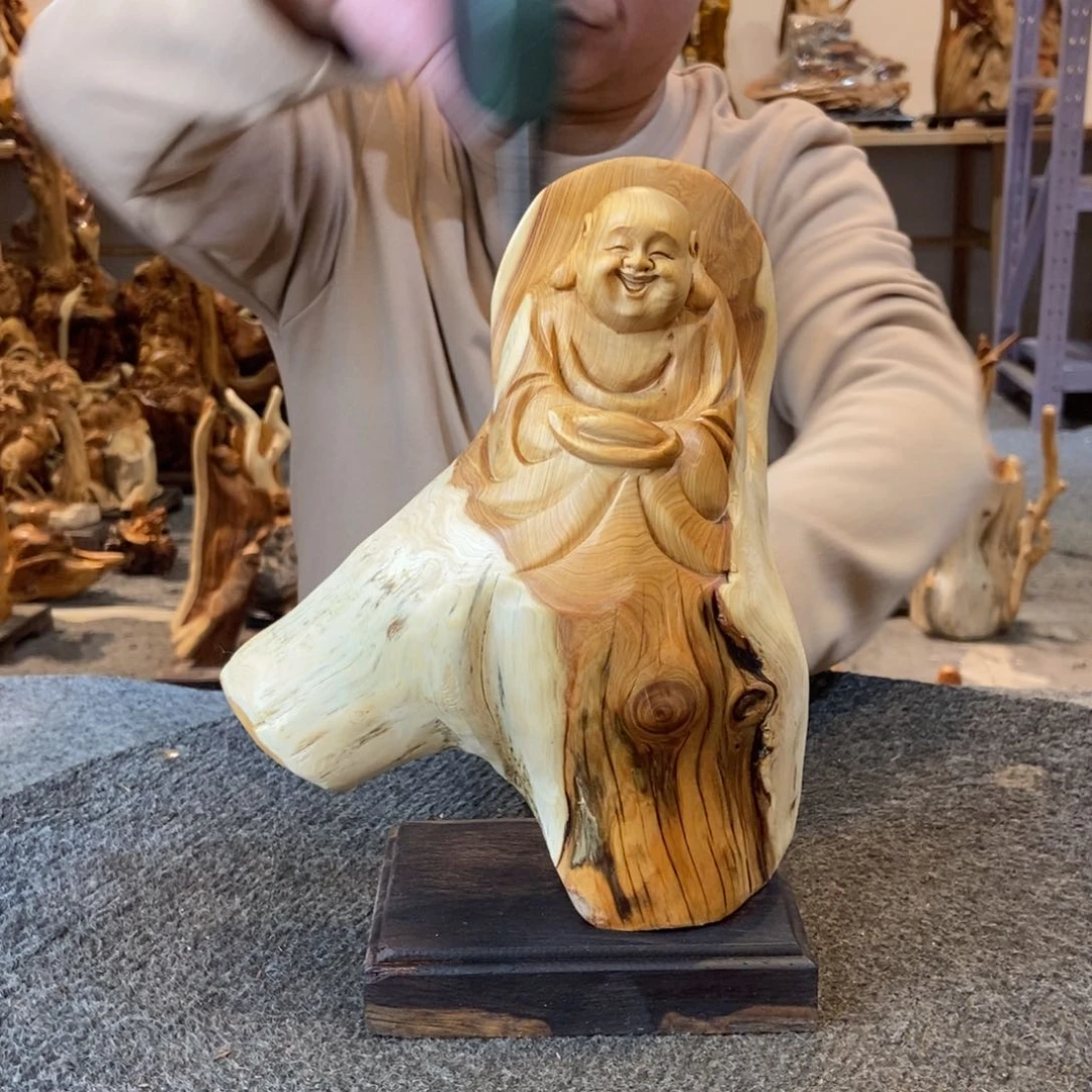 柏木（崖柏）太行崖柏根雕摆件