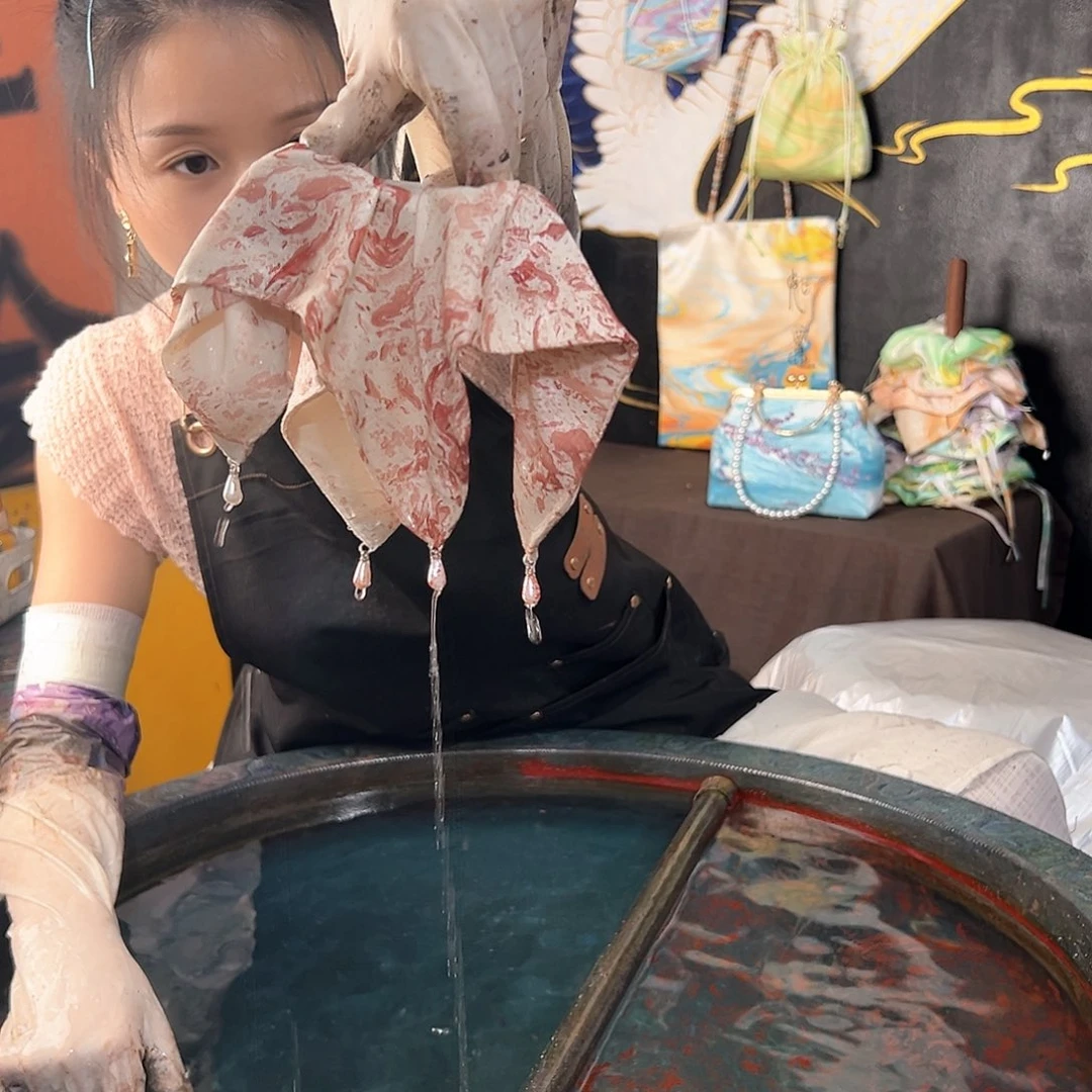 174珍珠发圈红碎碎