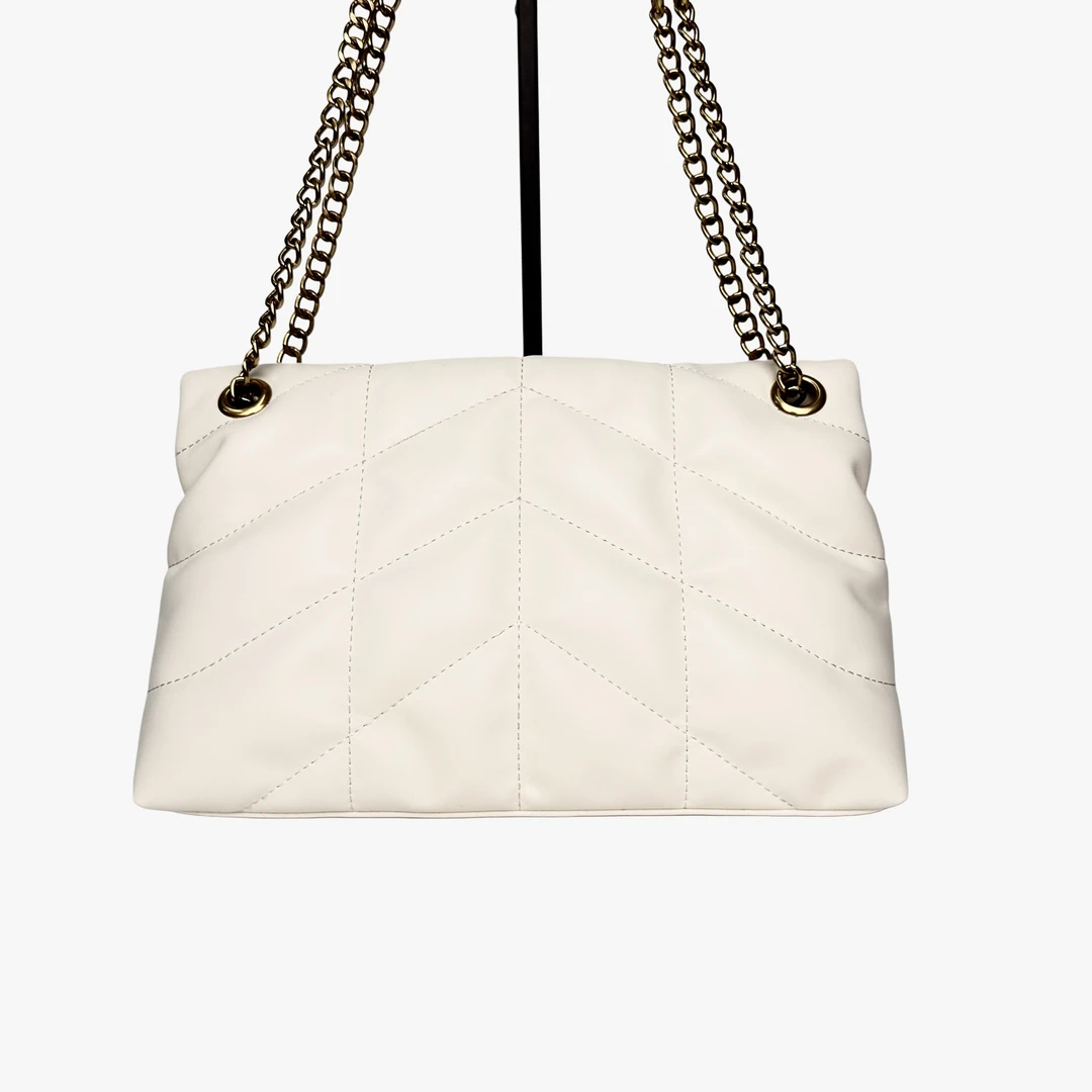 2025夏季新款小众菱格绣线单肩斜挎包云朵包包6690（长30*18*10cm）