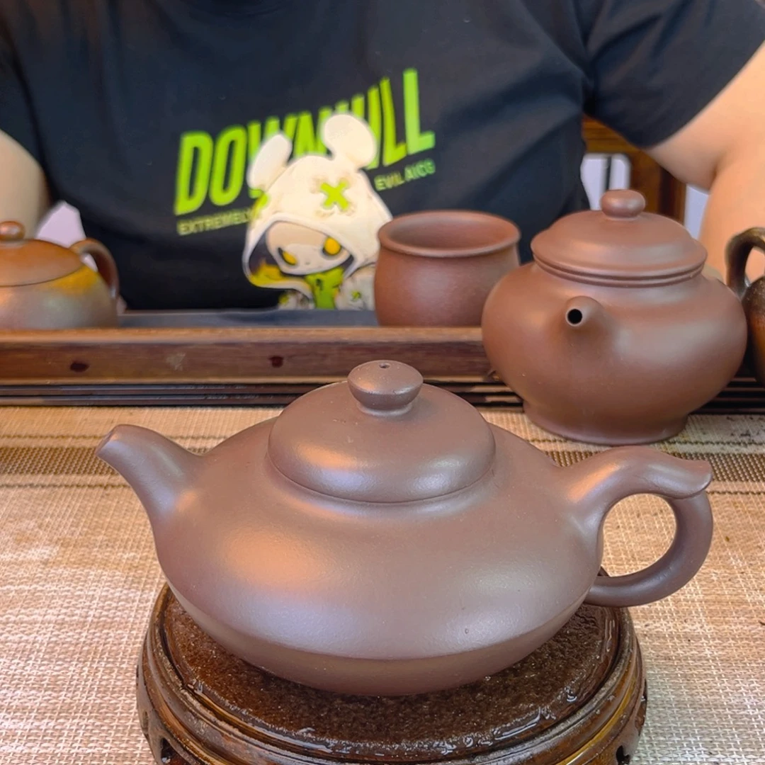 茶壶紫砂深井紫泥300cc