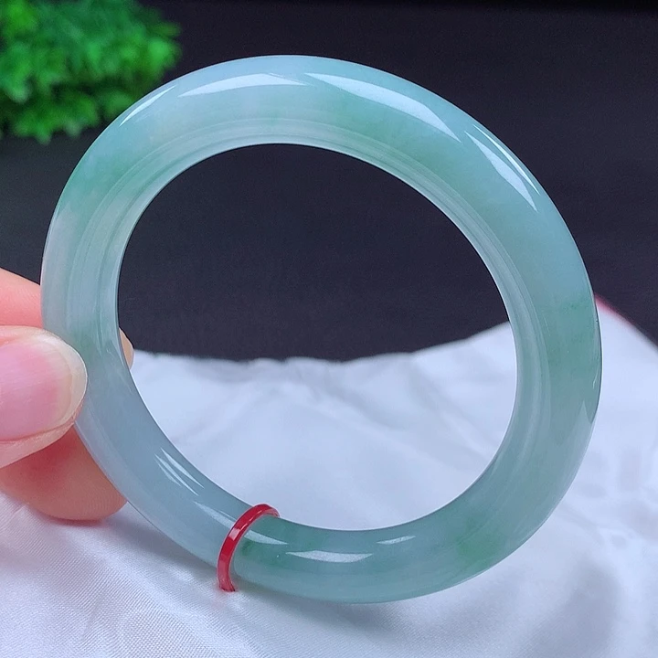 翡翠未镶嵌手镯55圈432701