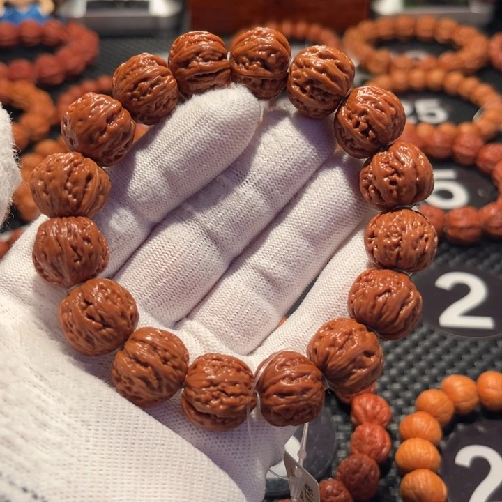 手串文玩核桃忧****鱼核桃手串1.7尺寸全品