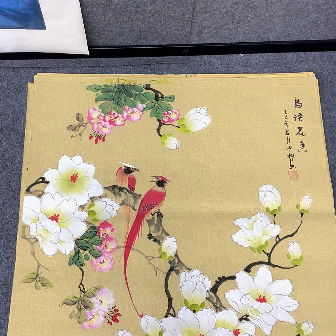 国画作品小姐姐放漏…