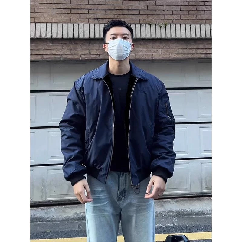 ma1美式飞行员夹克外套男春秋季潮牌硬汉工装短款廓形广州棒球服