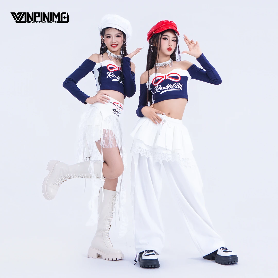 顽皮尼莫爵士舞甜酷jazz街舞女童服装秋冬走秀时髦潮酷演出服J411