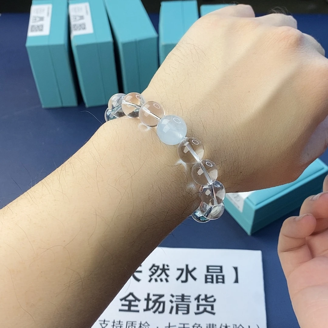 水晶银S925镶嵌手链