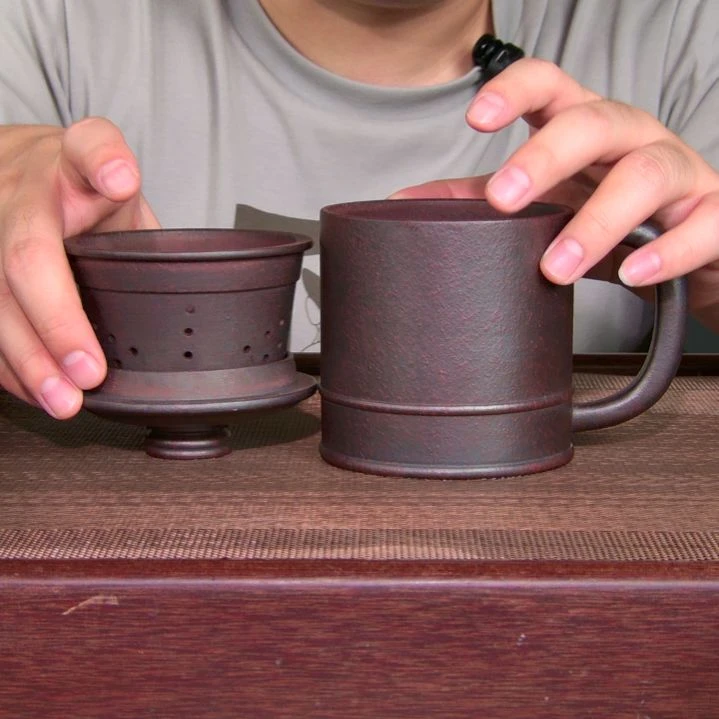 茶杯紫砂高货放漏