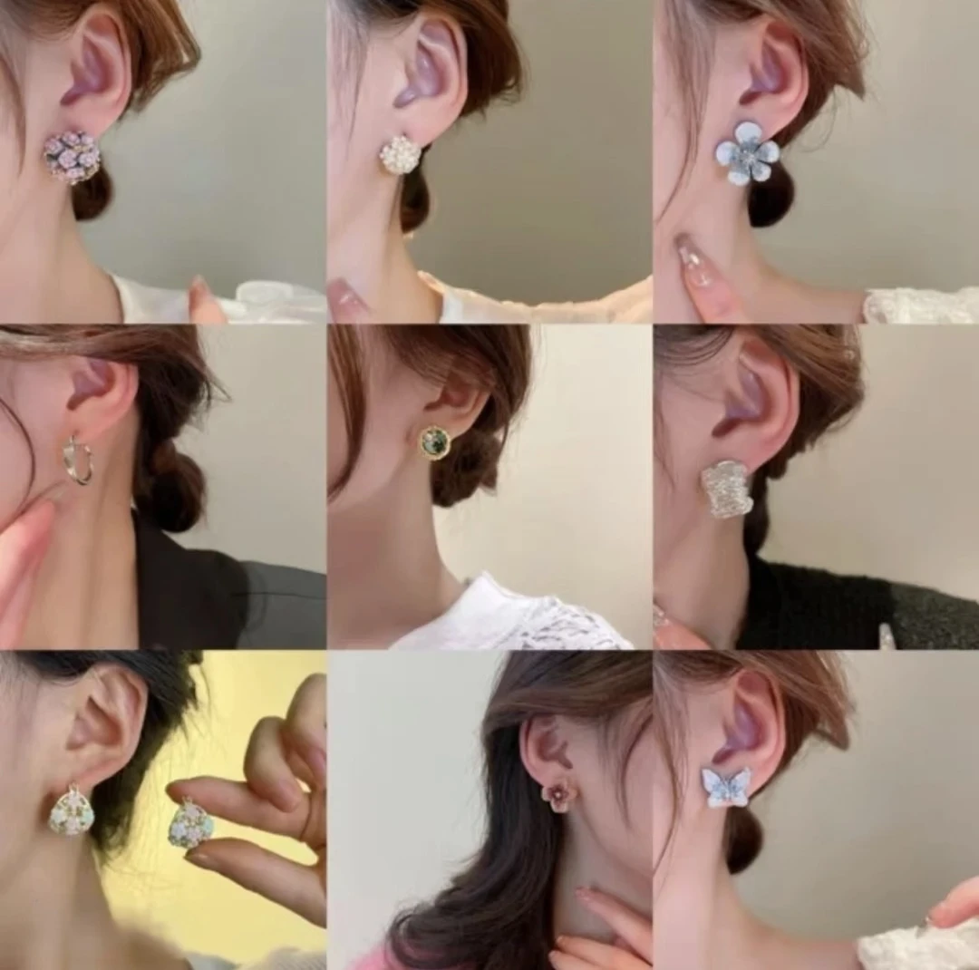 黄铜耳饰 【601-650】轻奢耳饰，项链，手链