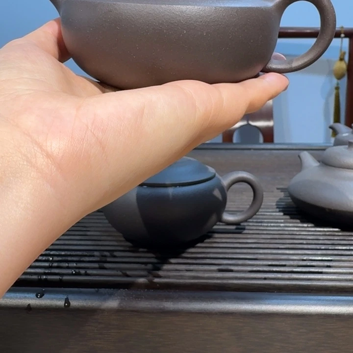 乐***福茶壶紫砂大水潭矿区天青泥汉扁特价