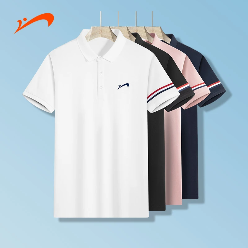 贵人鸟2025夏季POLP衫刺绣清爽半袖百搭潮流上衣男女运动时尚
