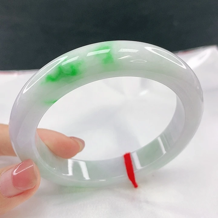 翡翠未镶嵌手镯圈58.8，64083