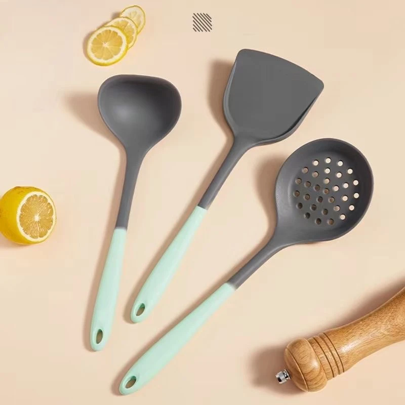 炒菜铲子三件套不粘锅全套食品级硅胶锅铲套装