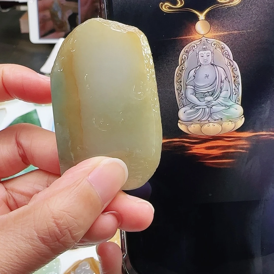 定制翡翠未镶嵌缅甸翡翠挂件