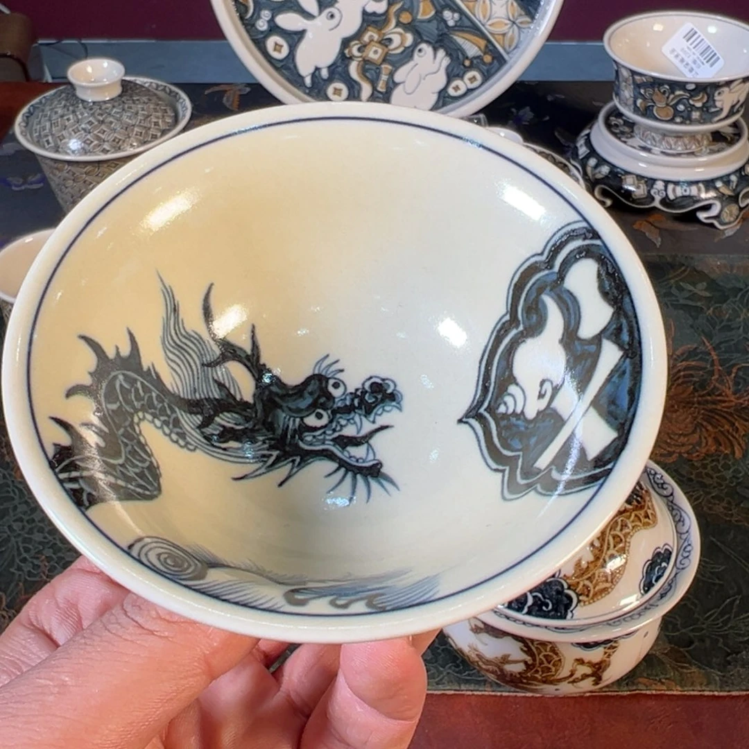 杯景德镇陶瓷杯子