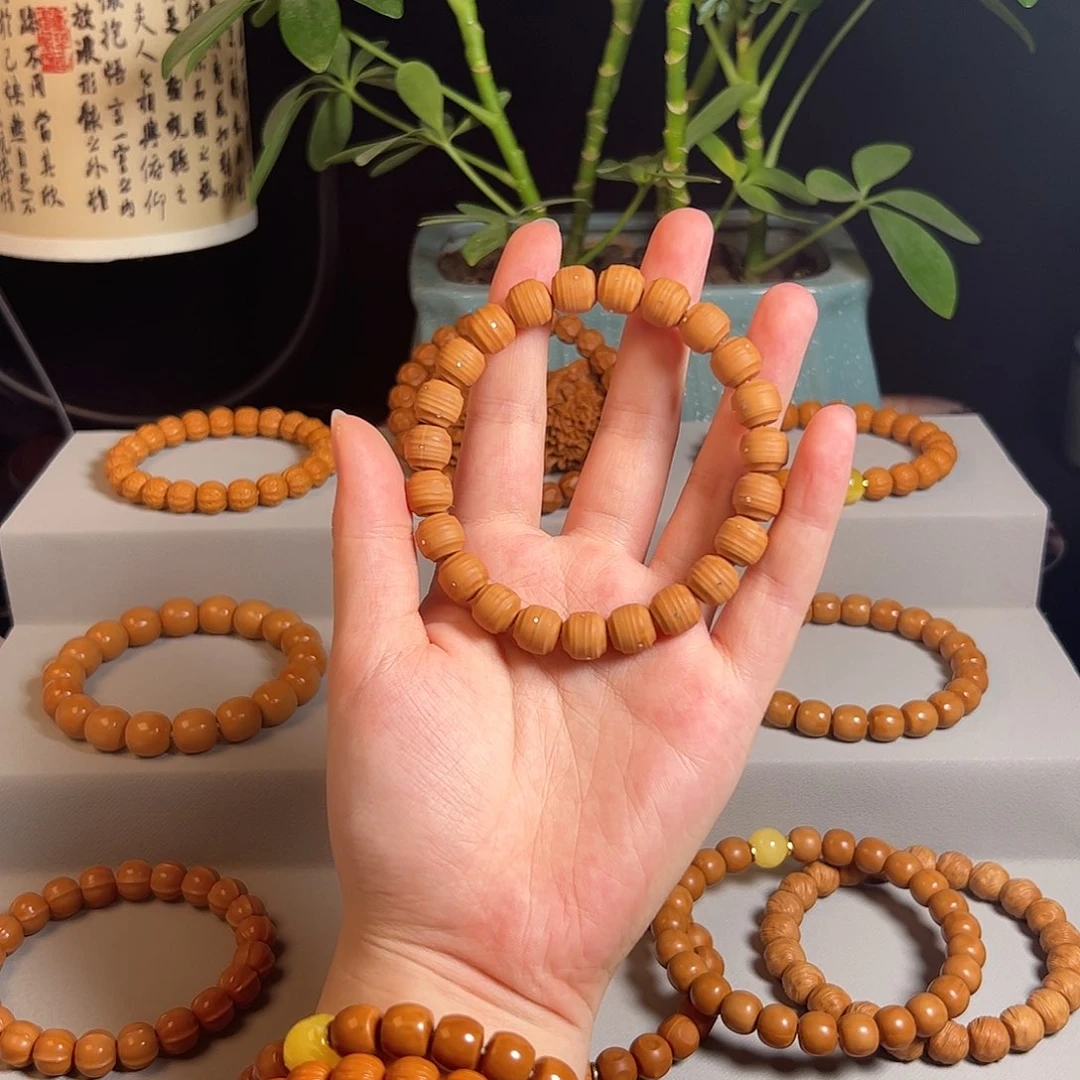 猴头核桃手串陶罐