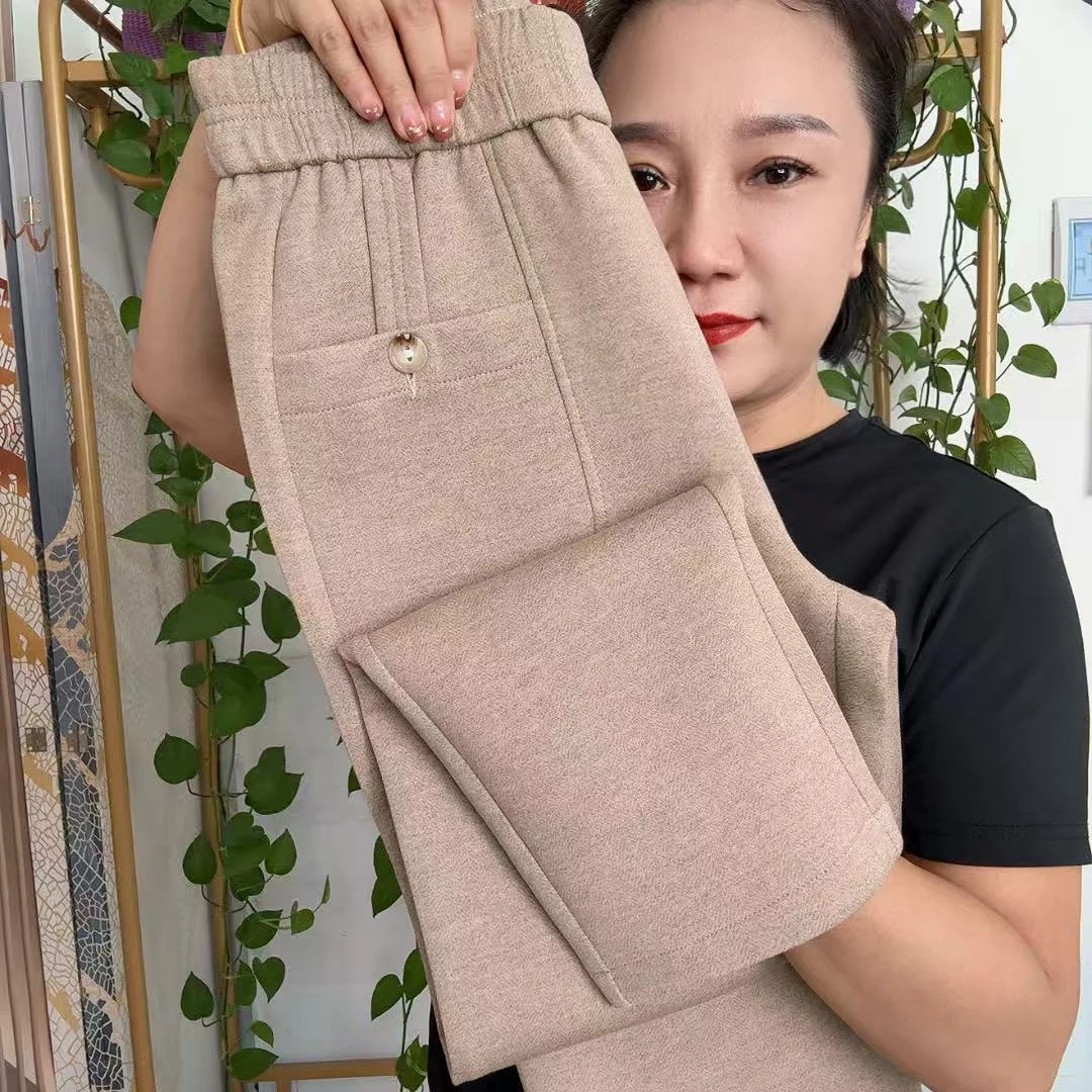 79531时尚宽松百搭休闲长裤裤长95厘米