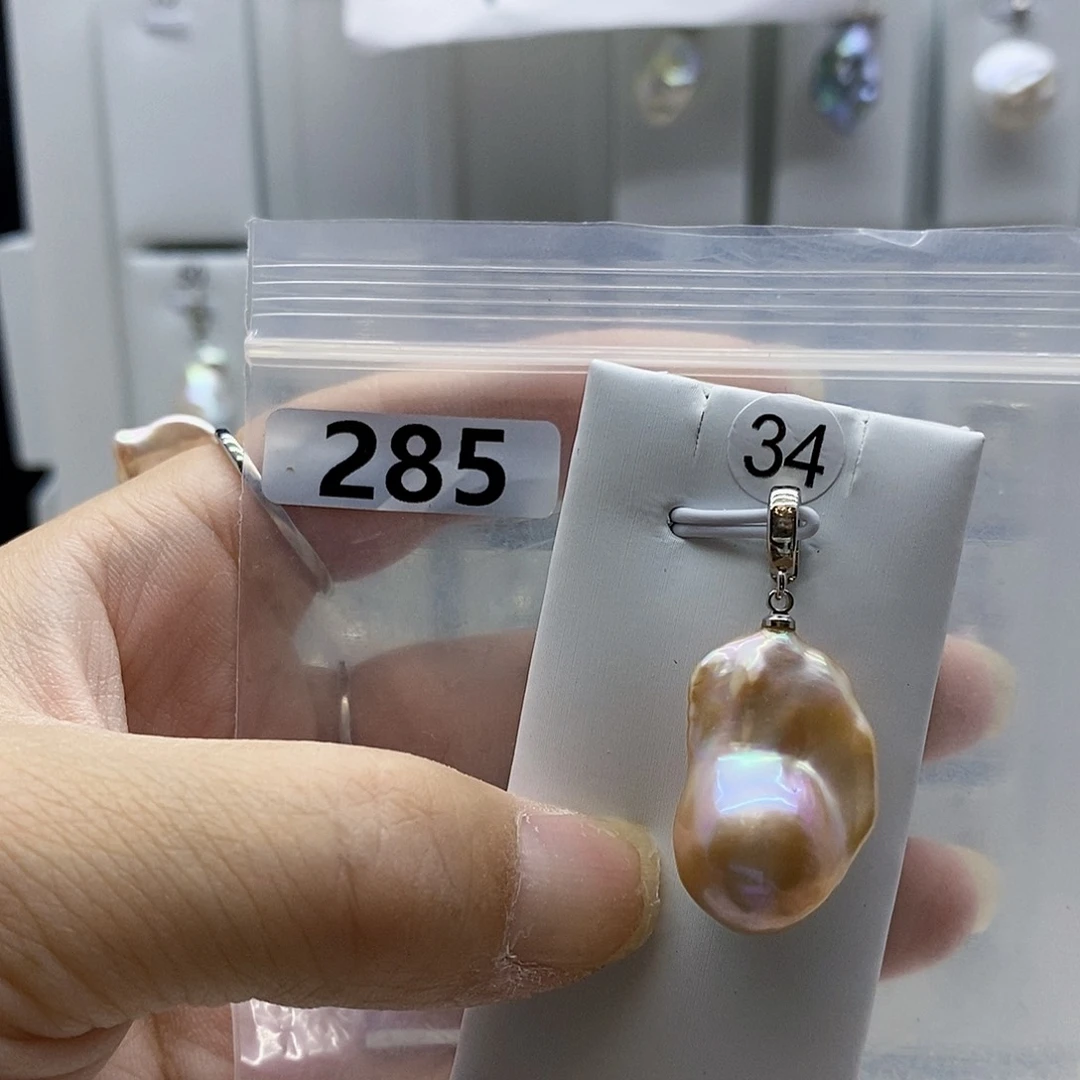 颈饰合金淡水珍珠
